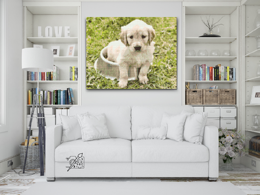 Diamond Paint - Labrador i Bowl