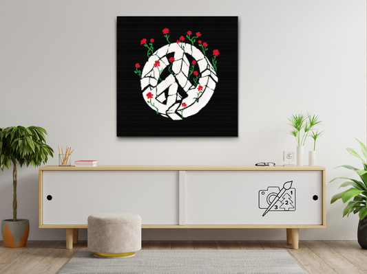 Diamond Paint - Fredens symbol