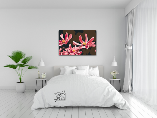 Paint by number - Pink Flowers
