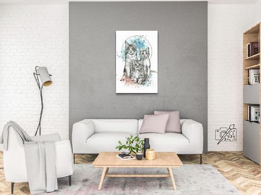 Diamond Paint - Tre killinger