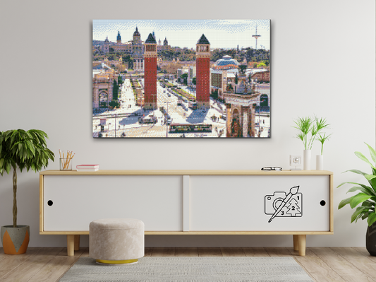 Diamond Paint - Barcelona City, Spanien