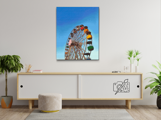 Diamond Paint - Tibidabo Forlystelsespark, Barcelona