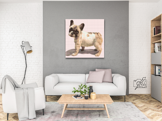 Diamond Paint - Fransk bulldog