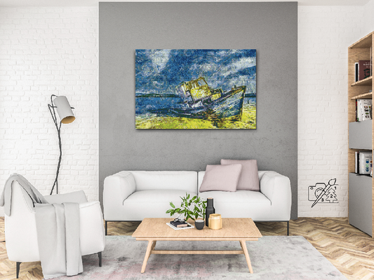 Diamond Paint - Parkeret båd