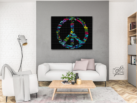 Diamond Paint - Fredens symbol