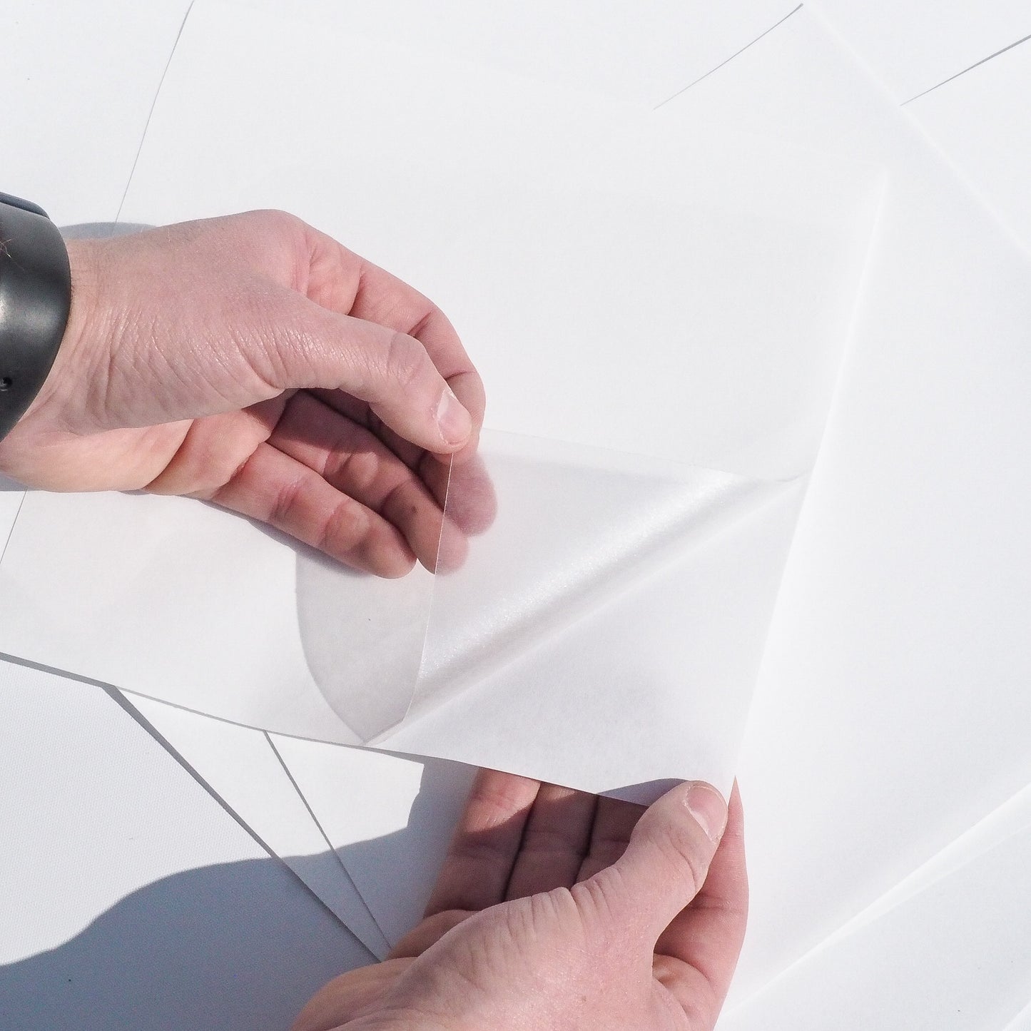 Hobby Tilbehør - Klæbende ark til Diamond Painting