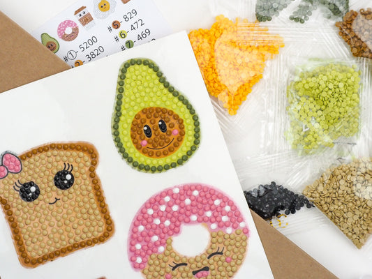 Diamond Painting Sticker - Morgenmadsmenu