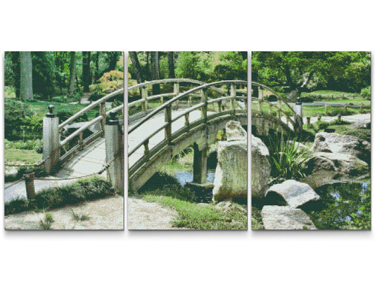 Diamond Paint - Japansk have (sæt af 3)