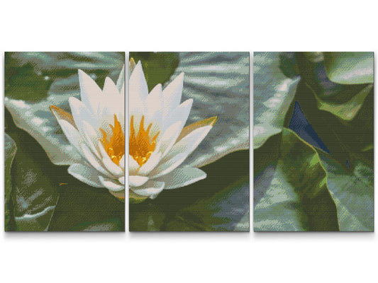 Diamond Paint - Lotusblomst, Symbol på Visdom (sæt af 3)