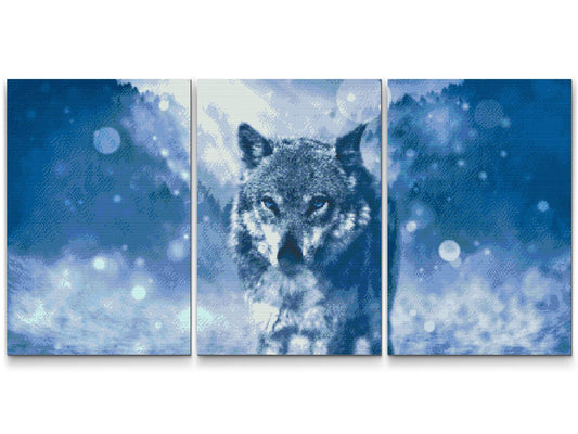 Diamond Paint - Winter Wolf (sæt af 3)