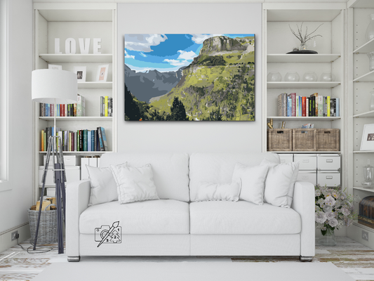 Paint by number - Ordesa Canyon, Spanien 2