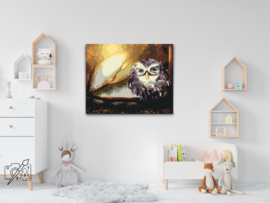 Paint by number - Wise Owl