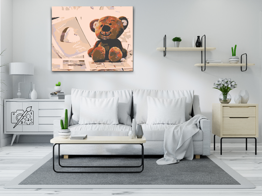 Paint by number - Teddy Bear 2