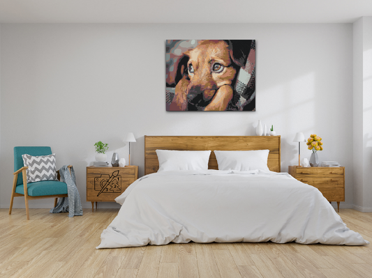 Paint by number - Hvalp