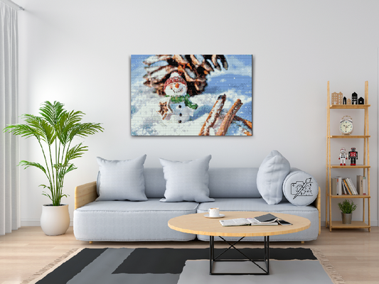 Diamond Paint - Smilende Snemand