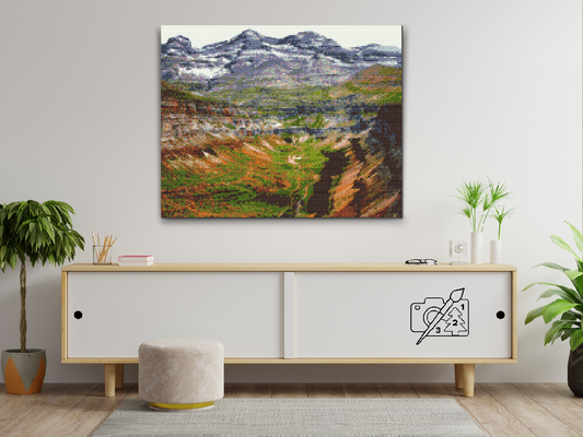 Diamond Paint - Ordesa-kløften, Spanien