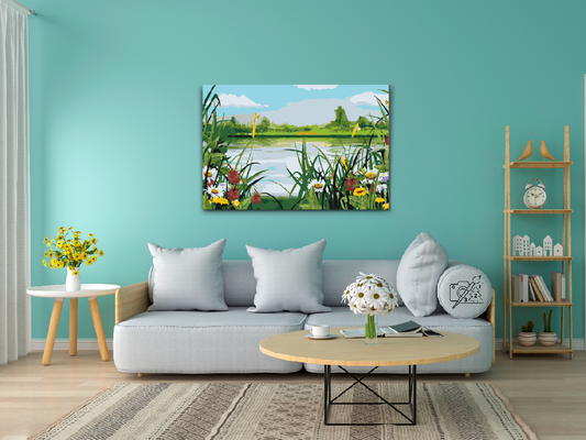 Paint by number - Sommerhave