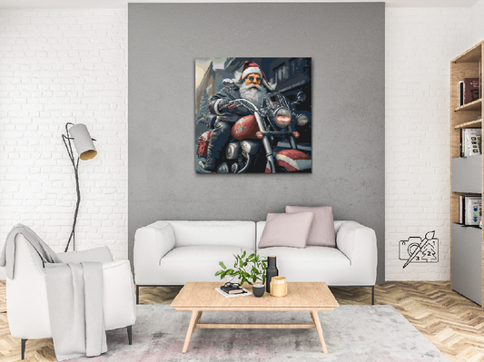 Paint by number - Moderne julemanden