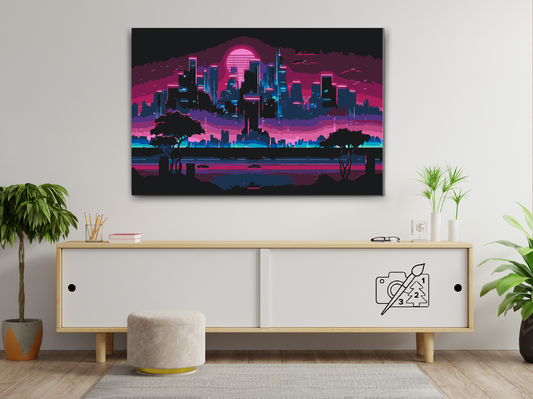 Paint by number - Night City