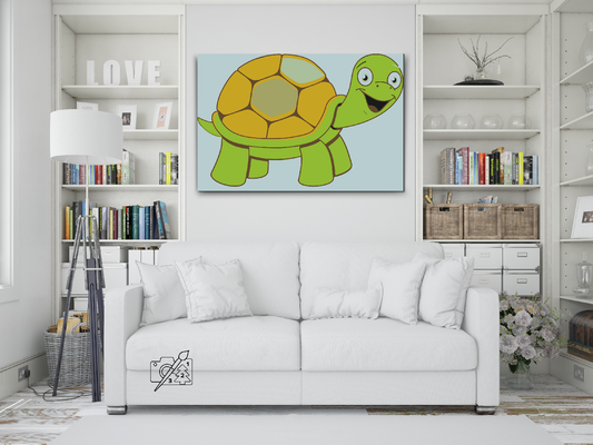 Paint by number - Skildpadde