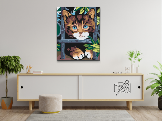 Paint by number - Kitty