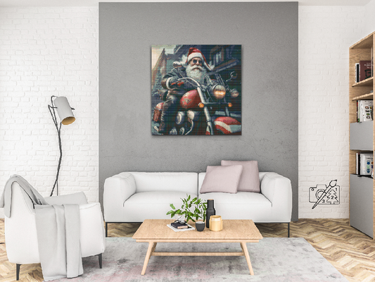 Diamond Paint - Moderne julemanden