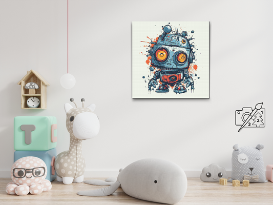 Diamond Paint - Sød robot
