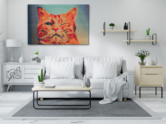 Diamond Paint - Vector Cat