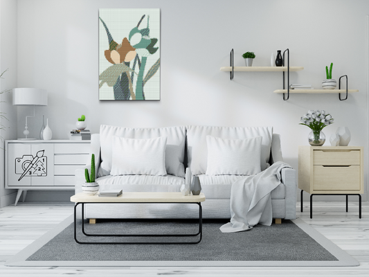 Diamond Paint - Boho-vilde blomster