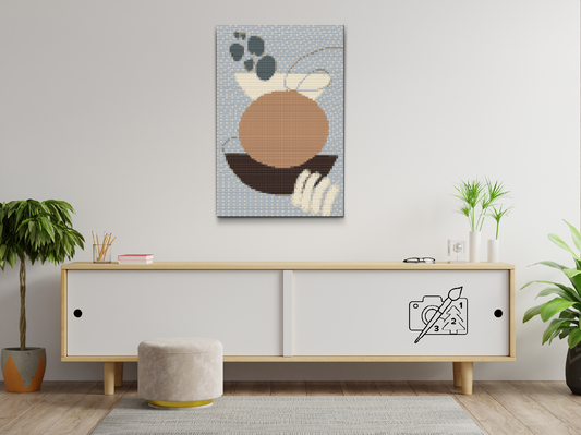 Diamond Paint - Boho abstrakt maleri