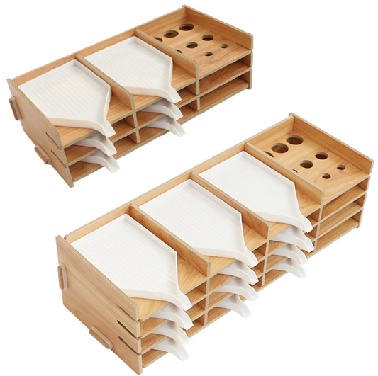 Hobby Tilbehør - Træholder til bakker – Diamond Painting organizer