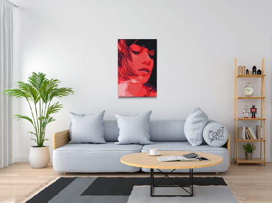 Paint by number - Røde kinder