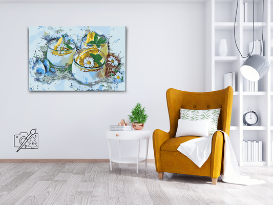 Paint by number - Orange Cream