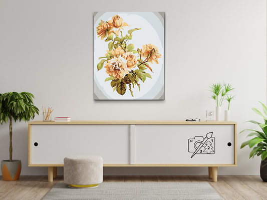 Paint by number - Vintage Flowers IV