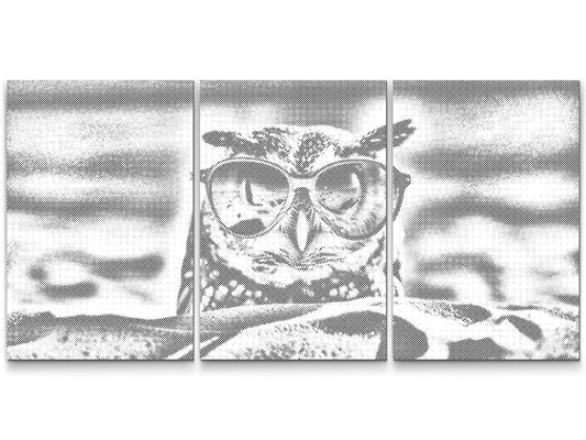 Dotting - Ugle på stranden (sæt af 3)