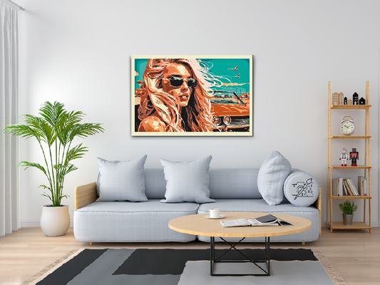 Paint by number - Sensuel blondine