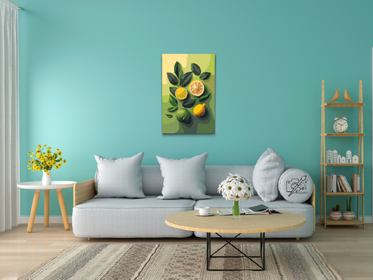 Paint by number - Citrusagtig baggrund