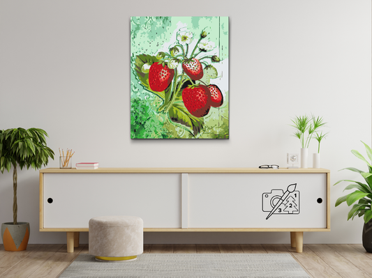 Paint by number - Jordbærsæsonen
