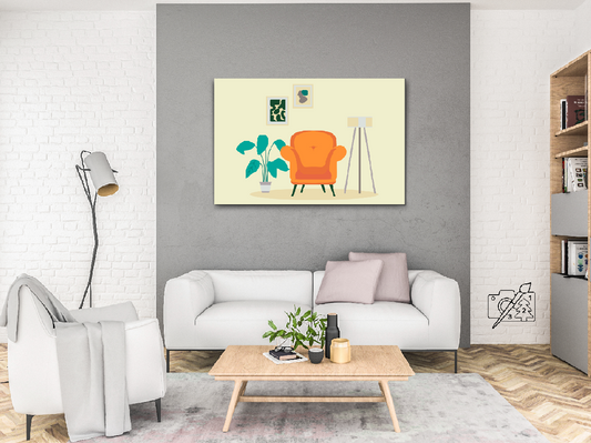 Paint by number - Et minimalistisk rum