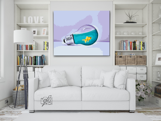 Paint by number - Gold Fish