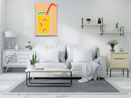 Paint by number - En lille appelsindrink