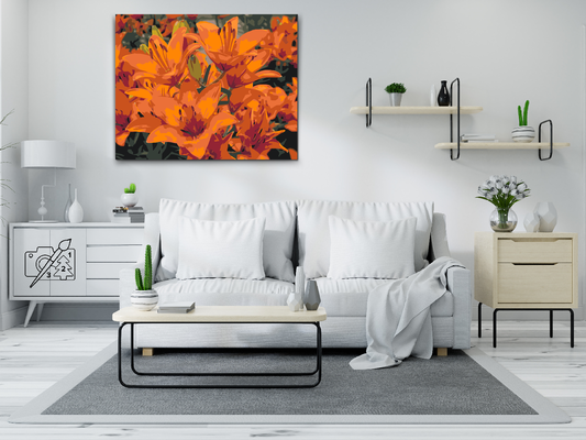 Paint by number - Orange liljer