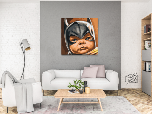 Paint by number - Baby Batman