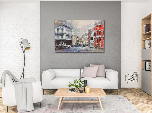 Diamond Paint - Venedig, en malerisk by