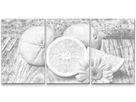 Dotting - Citrusfrugter, appelsin (sæt af 3)