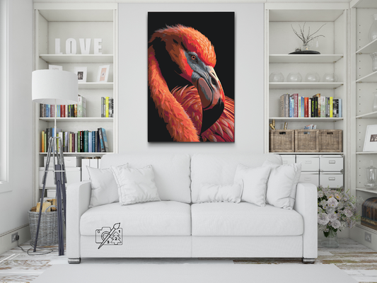 Paint by number - Flamingo tæt på