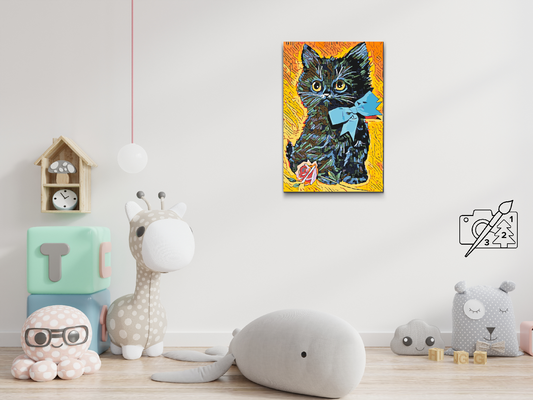 Paint by number - Killing med sløjfe