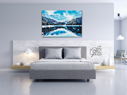 Paint by number - Swiss Alp