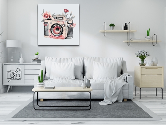 Paint by number - Flowery camera 2