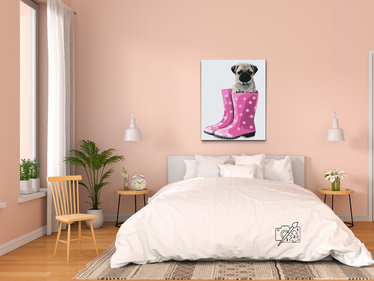 Paint by number - Mops i støvler